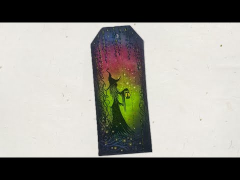 Using Acrylic Sprays to create a unique and stunning background ready for the new stamps ✨