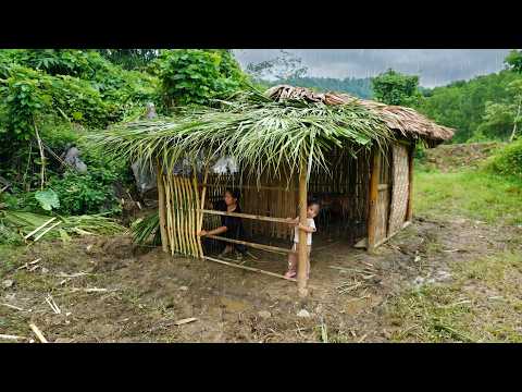 Full Video: 310 Days Start to Finish Single Mother Builds a Bamboo House In The Forest Alone