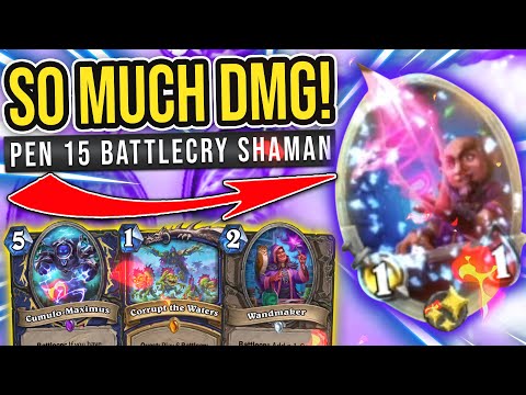 VIABLE SHAMAN DECK? Pen 15 Battlecry Quest Shaman Feels GREAT - Hearthstone