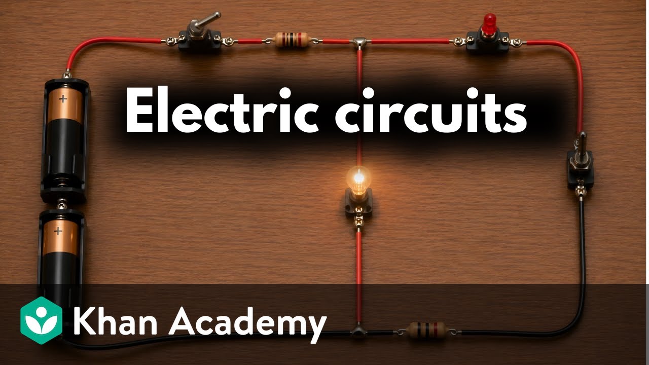 Electric circuits (part 1) | Physics | Khan Academy