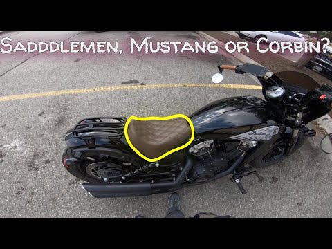 Saddlemen, Corbin or Mustang | Seat Upgrade Review for Indian Scout Bobber