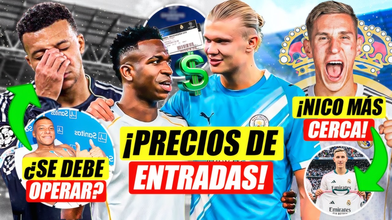 💣¡LESION DE MBAPPÉ TIENE UNA SOLUCION QUE ASUSTA! | ALTOS PRECIOS ENTRADAS CHAMPIONS | FICHAJE CERCA