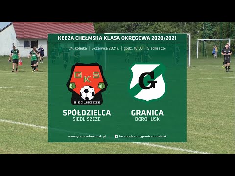 Skrót meczu: Spółdzielca Siedliszcze - Granica Dorohusk 1:7