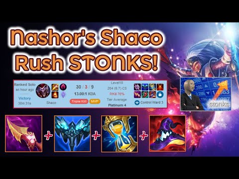 30 Kills Nashor's Rush Shaco - AP Shaco in Platin S11 [League of Legends] Full Game - Infernal Shaco