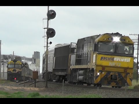 7MA8  NR72 the overland - Murtoa 22nd August 2015