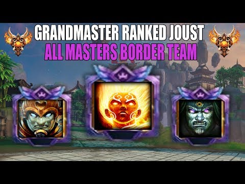 ALL MASTERS BORDER TEAM- Grandmaster Ranked Joust - Smite