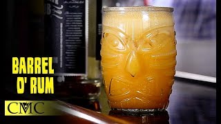 🍹🍹 How To Make The Barrel O&#39; Rum / Tiki Drink Month