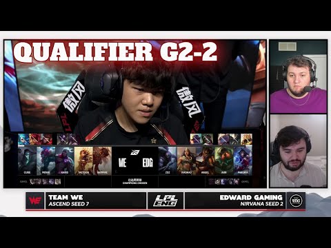 WE vs EDG - Game 2 | Qualifier S15 LPL Summer Playoffs 2025 | Team WE vs Edward Gaming G2 full