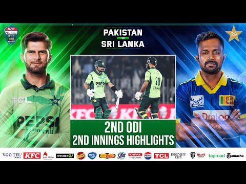2nd Innings Highlights | Pakistan vs Sri Lanka ODI series 2025 | 2nd ODI | PCB | M2S1U