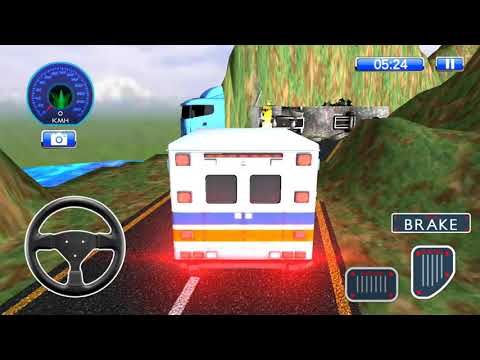 Crazy Ambulance Rescue Service In The Emergency Game 3D - New Ambulance Driving GamePlay 2021