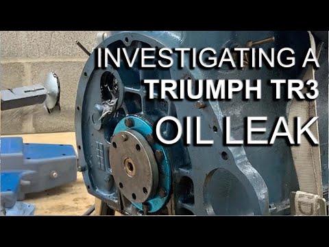 Triumph TR3 Engine - Oil Leak Troubleshooting