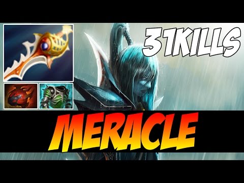 Meracle Plays Phantom Assassin WITH 31 KILLS - 7600 MMR - Dota 2