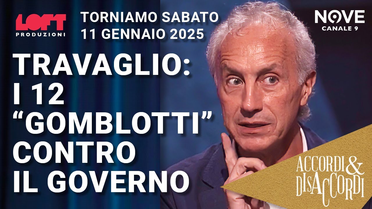Travaglio: i 12 "gomblotti" contro il Governo.