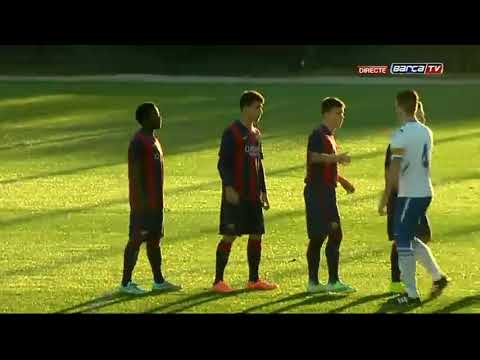 2014 11 16 Liga11  F C Barcelona Divison de Honor Juvenil   Real Zaragoza Divison de Honor Juvenil