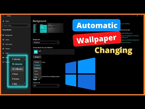 How to Enable AUTO CHANGE Wallpapers in  Windows 11/10/7🔥🔥🔥