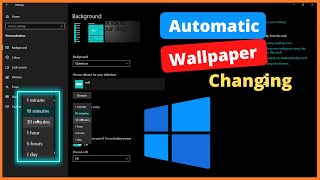How to Enable New AUTO CHANGE wallpapers in  Windows 11/10/7🔥🔥🔥