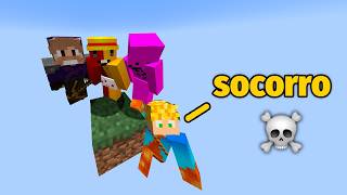 4 Pessoas sobrevivendo em APENAS 1 BLOCO - O Filme