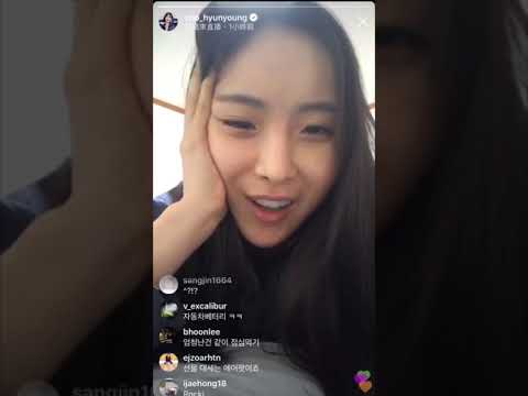 조현영 레인보우 현영 HyunYoung ‘s 181230 Instagram Live 01 With Chat Fit Mobile Version