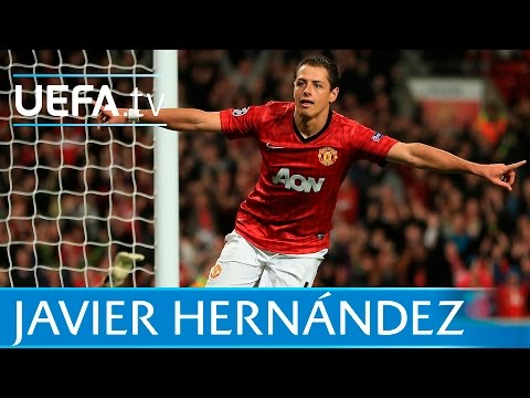 Hernández goal for Manchester United in UEFA Champions League