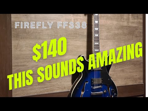 Firefly FF338 (Gibson 335} style guitar.