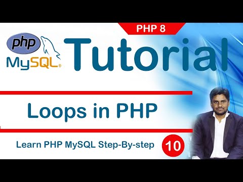 10.  PHP Loops  Tutorial  |  PHP Tutorial for beginners - Tutorial Rays