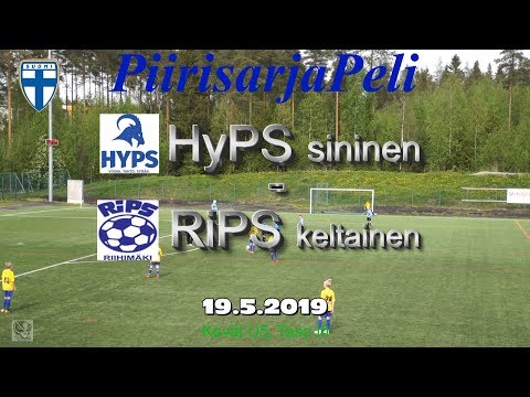 U5 Piirisarjapeli 19.5.2019 HYPS Sininen vs RIPS Keltainen
