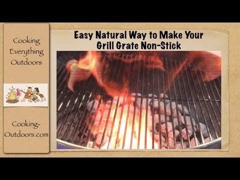 Easy Natural Way to Make Your Grill Grate Non-Stick