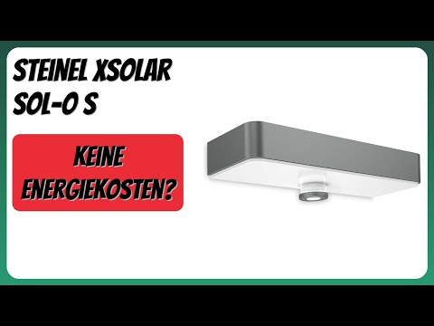 BEWERTUNG (2025): Steinel XSolar SOL-O S. WESENTLICHE Einzelheiten