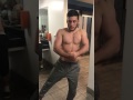 Posing 18 Year Old Bodybuilder