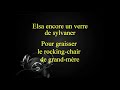 Elsass blues Bashung Karaoke