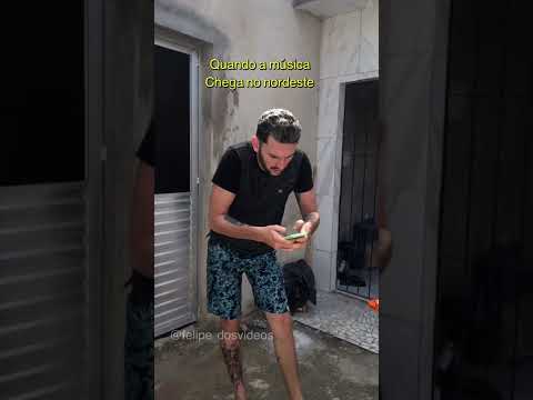 QUANDO A MÚSICA CHEGA NO NORDESTE 😂 - Farruko pepas - rave bagaceira