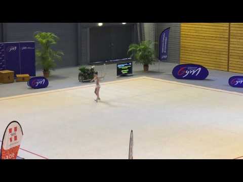 Florine Montoya cerceau - Nat B 10-11 ans - France Chambéry 2017