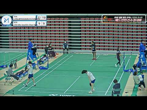 여복 WD- U19 16강 | (THA) S.PALAIPHOON/M.PUTHAWILAI vs (KOR) CHO Min Seo/LEE Chae Yeon[2022 밀양 원천 요넥스