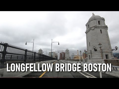 BOSTON’S EMPTY STREETS | LONG FELLOW BRIDGE, BOSTON TO CAMBRIDGE MASSACHUSETTS | COVID-19 OUTBREAK