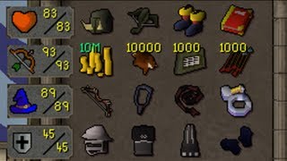 preview picture of video 'Dark Bow and 30M Bank - Stats and Progress - Runescape 2007'