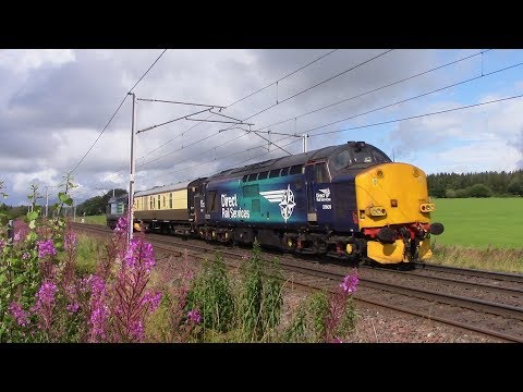 GRADIENT THRASH DRS 37609 & 37602 at Cartland 15/8/17