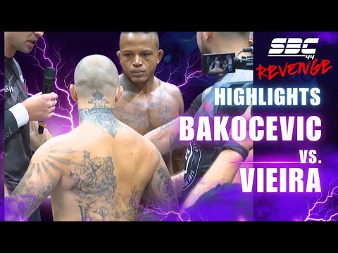 Vaso BAKOCEVIC vs. Max VIEIRA - Best Moments - SBC 44 REVENGE