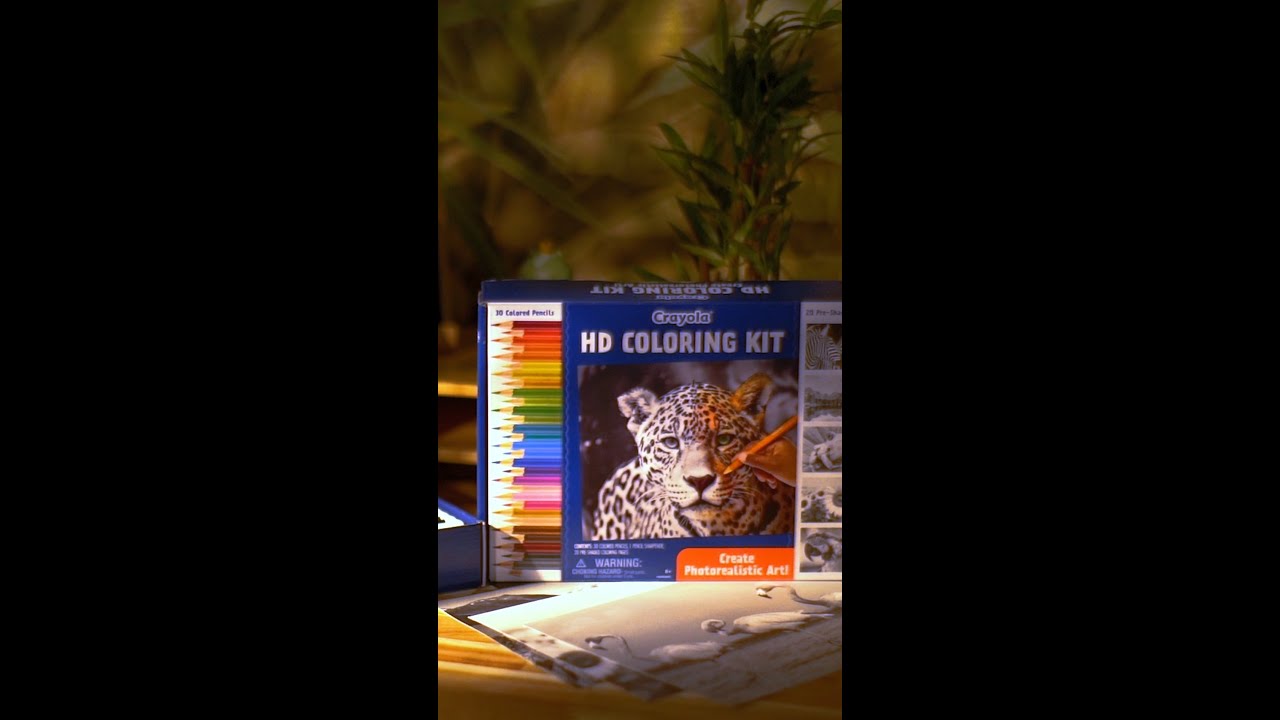 Crayola HD Coloring Kit #art #coloring #coloredpencil #drawing #draw #crayola #animals #shorts