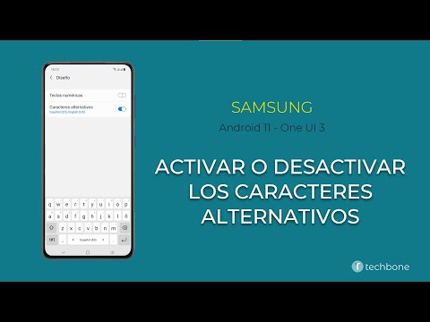 Caracteres alternativos - Teclado Samsung [Android 11 - One UI 3]