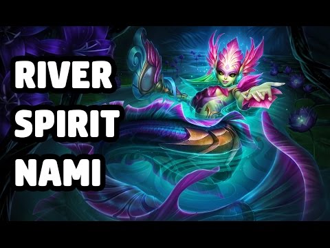 RIVER SPIRIT NAMI SKIN SPOTLIGHT - LEAGUE OF LEGENDS
