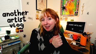 hang out with me // artist vlog 02
