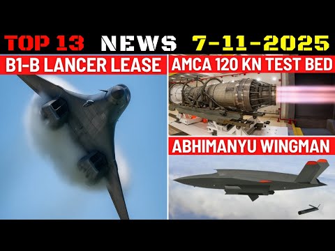 Indian Defence Updates : B-1B Bomber Lease,120 Kn Engine Testbed,E-Raptor To India,Abhimanyu Wingman