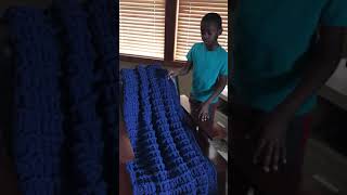 Bernat Bricks Blanket.
