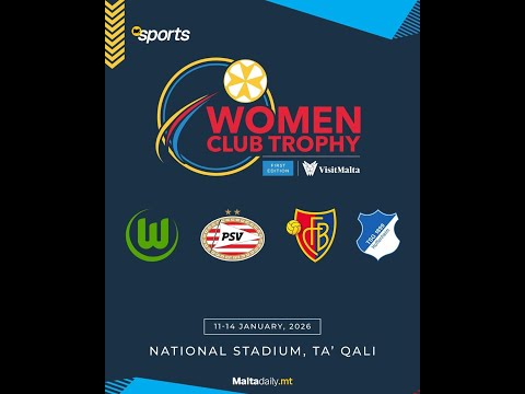 LIVE | VisitMalta Women Club Trophy 🏆 | Matchday 2