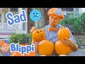 Blippi Learning Emotions With Halloween Pumpkins Halloween Videos For Kids