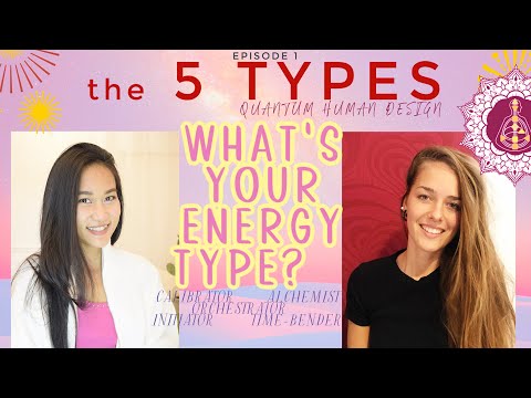 Quantum Human Design Types 🌙 The 5 types in Human Design
