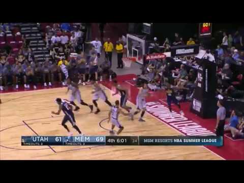 Donavan Mitchell Goes of vs Memphis Grizzlies - NBA Summer League 2017