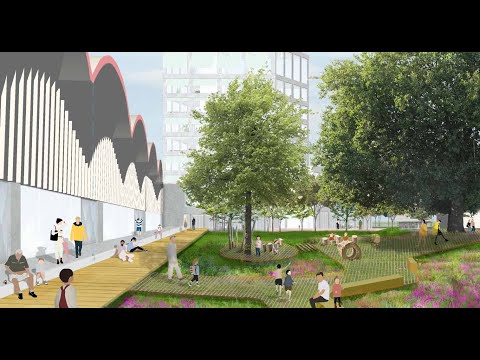 Conceptontwerp publieke ruimte Slachthuiswijk in Antwerpen-Noord