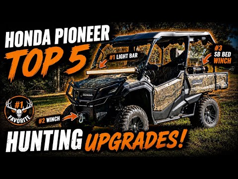 Honda pioneer top 5 hunting accessories