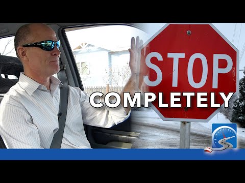 Rolling STOPs Will Fail a Driving Test